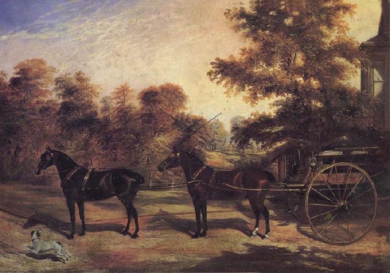 Benjamin Cam Norton Carriage Sweden oil painting art